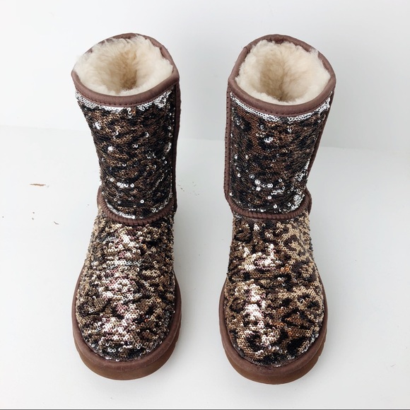 ugg reversible sequin boots